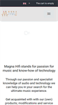 Mobile Screenshot of magnahifi.com