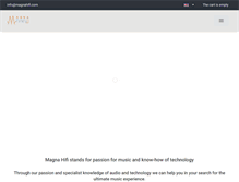 Tablet Screenshot of magnahifi.com